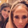 Jennifer Lopez et sa soeur Lynda Lopez au réveillon du nouvel an 2020.