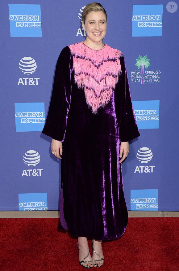 Greta Gerwig - Photocall d'ouverture de la 31e édition du "Palm Springs Film Festival Film Awards" au Palm Springs Convention Center à Los Angeles, le 2 janvier 2020.