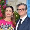 Colin Firth et Livia Giuggioli à la première de "Mamma Mia! Here We Go Again" au cinéma Eventim Apollo à Londres, le 16 juillet 2018.