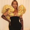 Beyoncé, habillée d'une robe Haute Couture Schiaparelli, assiste aux 77e Golden Globes à l'hôtel Beverly Hilton. Beverly Hills, Los Angeles, le 5 janvier 2020.