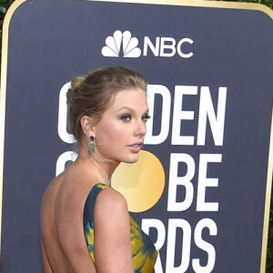 Taylor Swift assiste aux 77e Golden Globes à l'hôtel Beverly Hilton. Beverly Hills, Los Angeles, le 5 janvier 2020.
