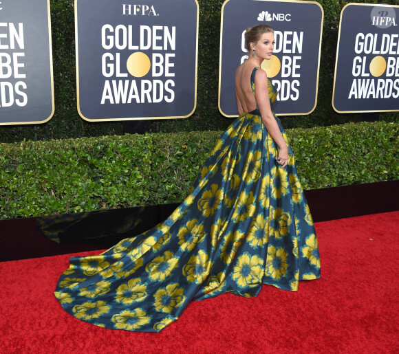 Taylor Swift assiste aux 77e Golden Globes à l'hôtel Beverly Hilton. Beverly Hills, Los Angeles, le 5 janvier 2020.