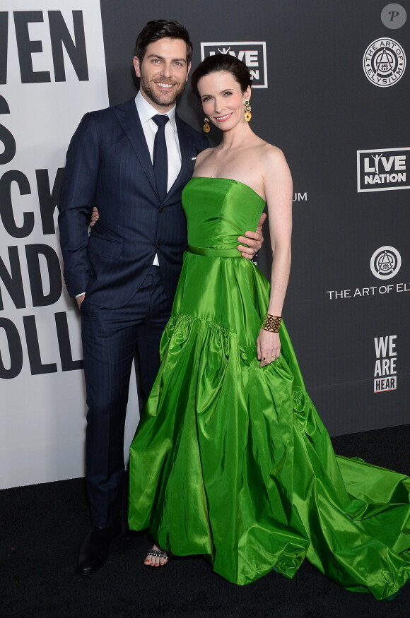 David Guintoli et sa femme Bitsie Tulloch assistent à la 13ème édition de la soirée de gala "The Art of Elysium" à l'Hollywood Palladium. Los Angeles, le 4 janvier 2020.