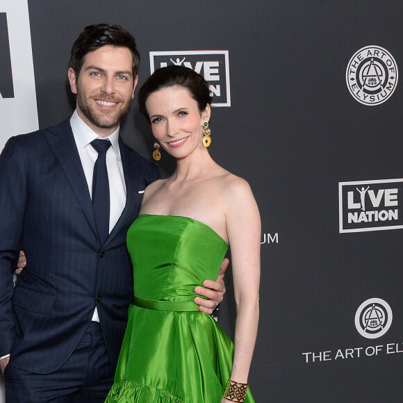 David Guintoli et sa femme Bitsie Tulloch assistent à la 13ème édition de la soirée de gala "The Art of Elysium" à l'Hollywood Palladium. Los Angeles, le 4 janvier 2020.