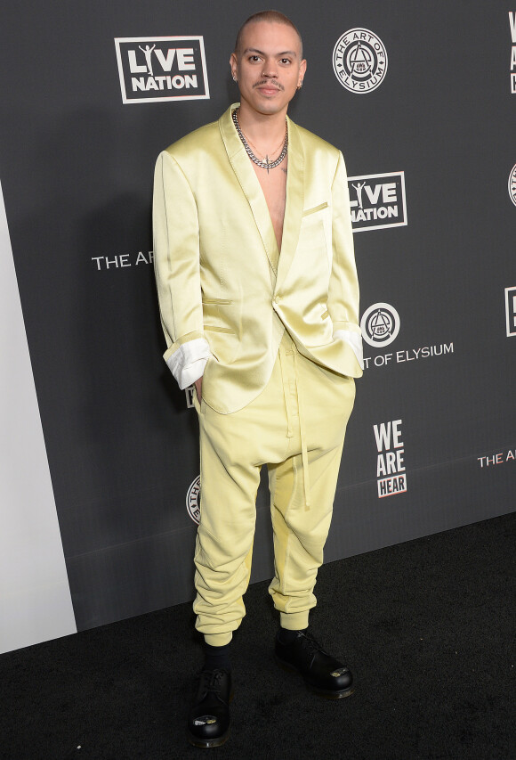 Evan Ross (le fils de Diana Ross) assiste à la 13ème édition de la soirée de gala "The Art of Elysium" à l'Hollywood Palladium. Los Angeles, le 4 janvier 2020.