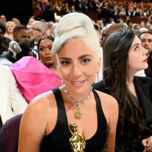 Lady Gaga (Oscar de la meilleure chanson originale "Shallow") - Les célébrités pendant la 91e Cérémonie des Oscars au Dolby Theatre à Los Angeles, le 24 février 2019.