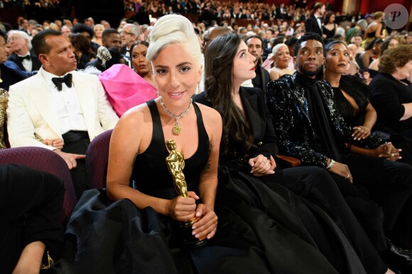 Lady Gaga (Oscar de la meilleure chanson originale "Shallow") - Les célébrités pendant la 91e Cérémonie des Oscars au Dolby Theatre à Los Angeles, le 24 février 2019.