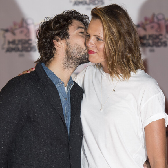 Laure Manaudou et Jérémy Frérot - Arrivées à la 17ème cérémonie des NRJ Music Awards 2015 au Palais des Festivals à Cannes, le 7 novembre 2015.