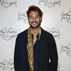 Jérémy Frérot - Photocall de la 7ème édition du concert caritatif "Leurs voix pour l'espoir" au profil de la recherche contre le cancer du pancréas à l'Olympia à Paris, France, le 1er octobre 2018. © Marc Ausset-Lacroix/Bestimage