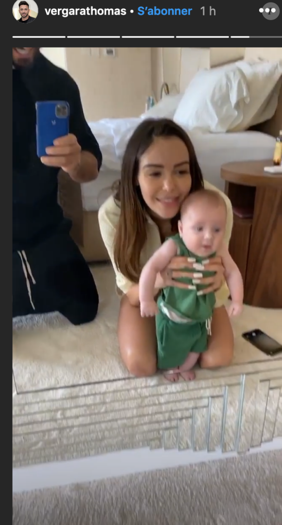 Nabilla et Thomas Vergara avec leur fils Milann - Instagram, 3 janvier 2020