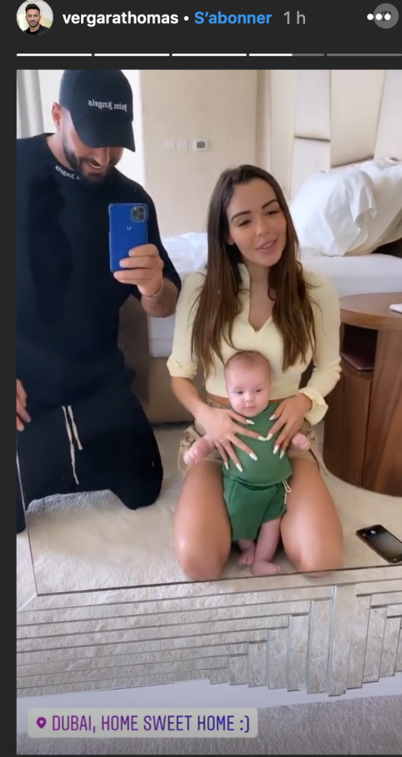 Nabilla et Thomas Vergara avec leur fils Milann - Instagram, 3 janvier 2020