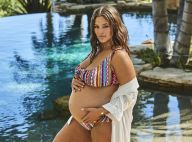 Ashley Graham, enceinte : craquante et gourmande en bikini