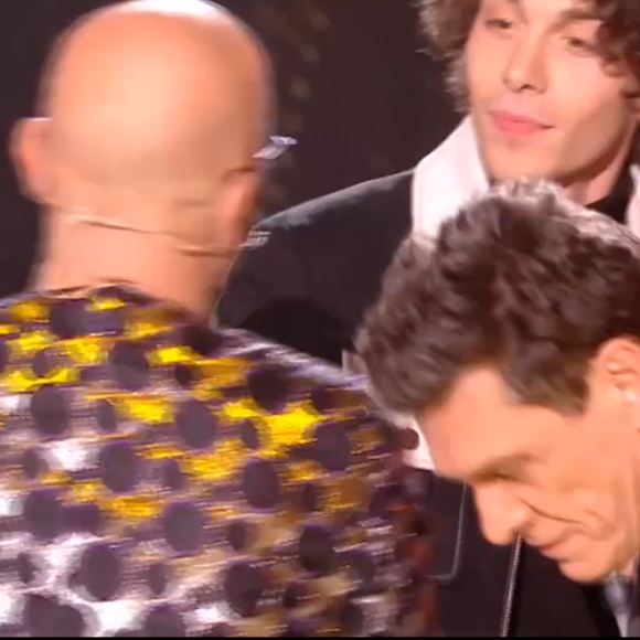 Michaël avec Pascal Obispo et Marc Lavoine - Extrait de l'émission "The Voice" diffusée samedi 18 janvier 2020 - TF1