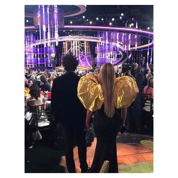 Photo prise lors de la soirée des Golden Globes et publiée sur le compte Instagram de Beyoncé.