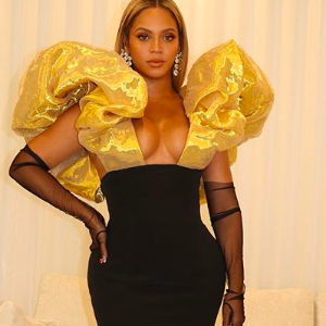 Photo prise lors de la soirée des Golden Globes et publiée sur le compte Instagram de Beyoncé.