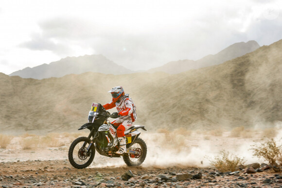 Paulo Goncalves, action lors de l'étape 4 du Dakar 2020 entre Neom et Al Ula en Arabie Saoudite, le 8 janvier 2020. © François Flamand/Panoramic/Bestimage