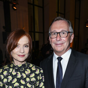 Isabelle Huppert et Bruno Pavlovsky - Intérieur du dîner Chanel des révélations César 2020 au Petit Palais à Paris, le 13 janvier 2020. © Olivier Borde/Bestimage