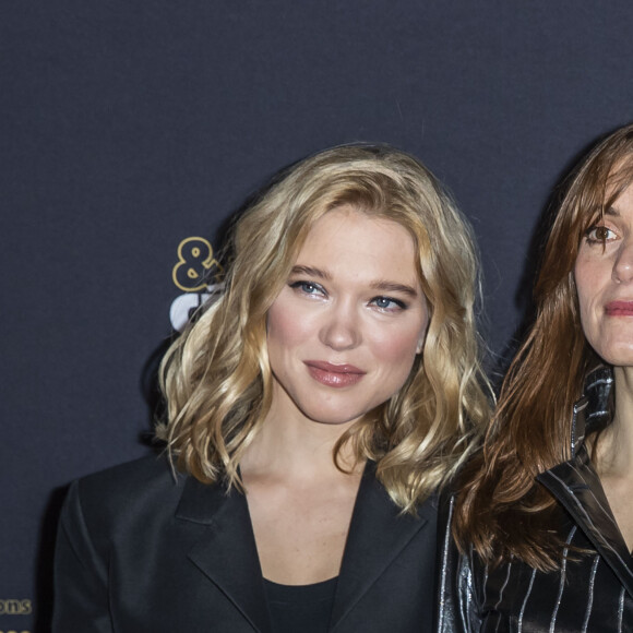 Léa Seydoux, Maud Wyler et Erwan Le Duc - Photocall du dîner Chanel des révélations César 2020 au Petit Palais à Paris, le 13 janvier 2020. © Olivier Borde/Bestimage