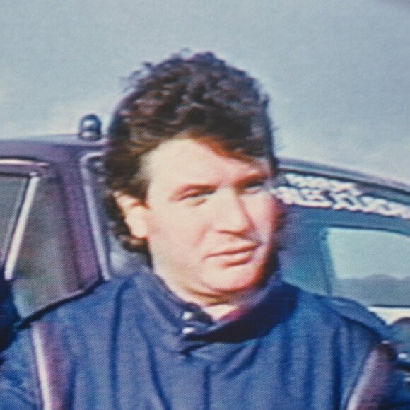 Archives- Daniel Balavoine lors du Paris Dakar, le 14 janvier 1986.