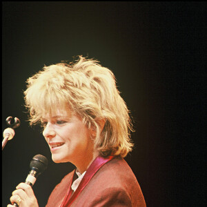 Archives- Daniel Balavoine avec France Gall, en 1985. 