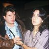 Archives - Daniel Balavoine et son épouse Corinne, le 19 décembre 1984. 