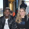 Paul Pogba et sa femme Maria au défilé Amiri lors de la Fashion Week Homme de Paris, automne/hiver 2020-2021 le 16 janvier 2020.
