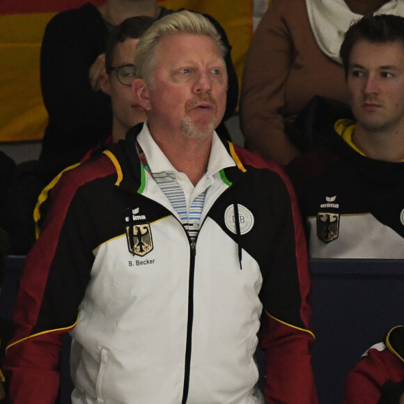 Boris Becker - Les célébrités assistent à la Coupe Davis à Madrid, le 20 novembre 2019. © Chryslene Caillaud / Panoramic / Bestimage