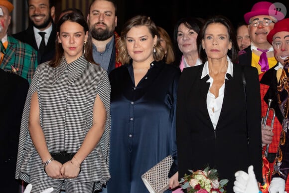 La princesse Stéphanie de Monaco assistait le 18 janvier 2020 avec ses filles Pauline Ducruet et Camille Gottlieb à la troisième soirée du 44e Festival international du cirque de Monte-Carlo sous le chapiteau de l'espace Fontvieille à Monaco. © Olivier Huitel / Pool Restreint Monaco / Bestimage