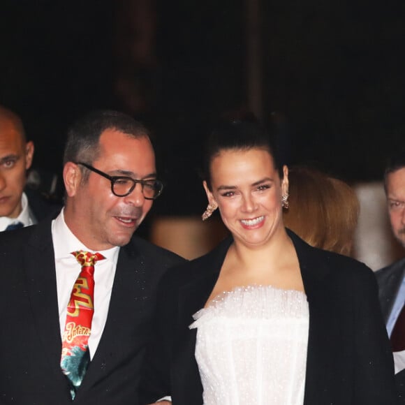 La princesse Stéphanie de Monaco le 17 janvier 2020 avec ses filles Pauline Ducruet et Camille Gottlieb à la deuxième soirée du 44e Festival international du cirque de Monte-Carlo sous le chapiteau de l'espace Fontvieille à Monaco. © J.C. Vinaj / Pool / Bestimage