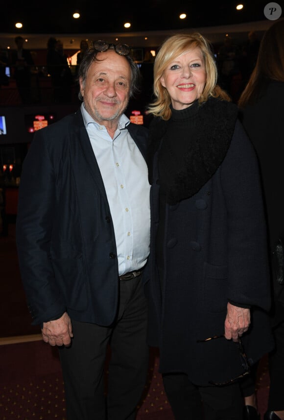 Chantal Ladesou et son mari Michel Ansault - Arrivées et backstage du 14ème Gala de la Fondation pour la recherche sur Alzheimer à l' Olympia à Paris le 18 mars 2019. © Coadic Guirec/Bestimage