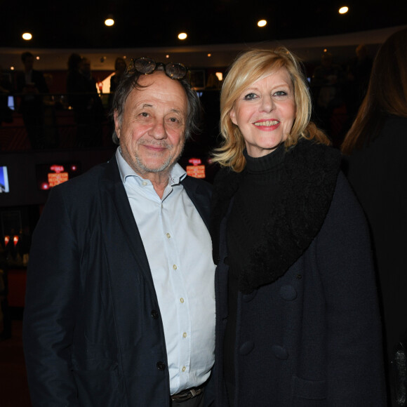 Chantal Ladesou et son mari Michel Ansault - Arrivées et backstage du 14ème Gala de la Fondation pour la recherche sur Alzheimer à l' Olympia à Paris le 18 mars 2019. © Coadic Guirec/Bestimage