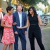 Le prince Harry et Michelle Obama - Cérémonie d'ouverture des Invictus Games à Orlando. Le 8 mai 2016