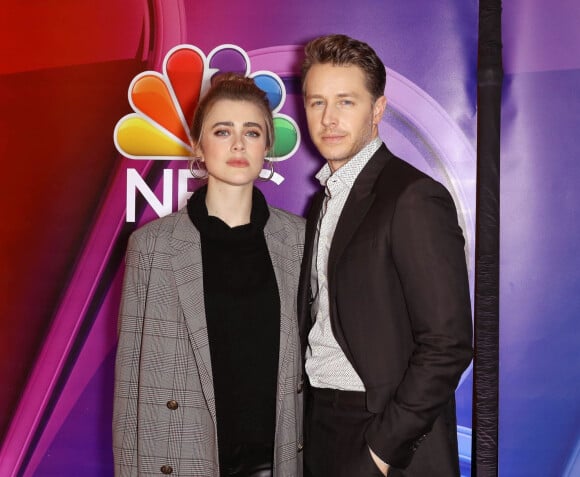 Melissa Roxburgh et Josh Dallas au photocall du press-junket de NBC à New York, le 24 janvier 2019.