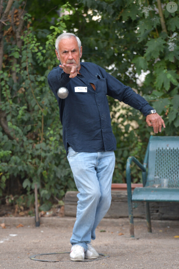 Exclusif - Patrice Laffont - Treizécinq organise le second trophée de pétanque "Ne perdez pas la boule" au profit de la fondation pour la recherche sur Alzheimer au boulodrome de la Boule du Lac Saint James au bois de Boulogne à Paris, France, le 20 septembre 2018. © Bellak-Gorassini/Bestimage