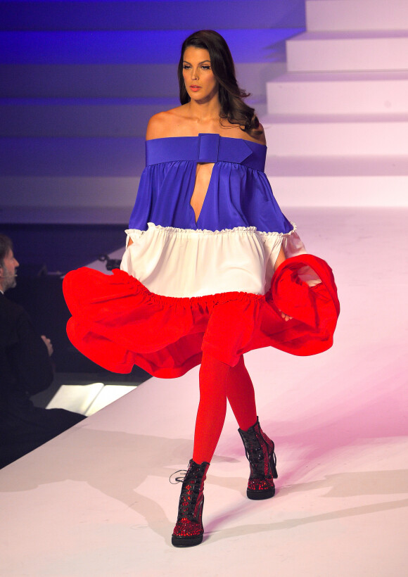 Iris Mittenaere lors du dernier défilé de mode Haute-Couture printemps-été 2020 "Jean-Paul Gaultier" au théâtre du Châtelet à Paris, France, le 22 janvier 2020. © Veeren-Clovis/Bestimage