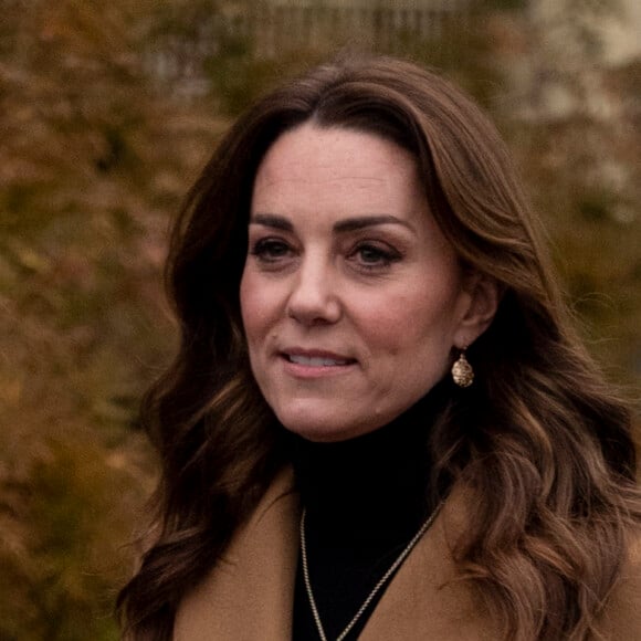 Kate Middleton, duchesse de Cambridge, visite la prison pour femmes HM Send à Woking le 22 janvier 2020.