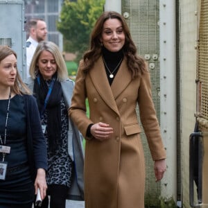 Kate Middleton, duchesse de Cambridge, visite la prison pour femmes HM Send à Woking le 22 janvier 2020.