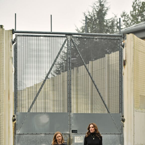 Kate Middleton, duchesse de Cambridge, visite la prison pour femmes HM Send à Woking le 22 janvier 2020.