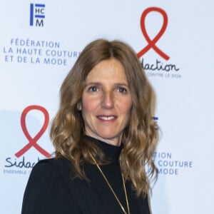 Sandrine Kiberlain lors du photocall de la 18ème édition du "Dîner de la mode du Sidaction" au Pavillon Cambon Capucines - Potel et Chabot à Paris, France, le 23 janvier 2020. © Olivier Borde/Bestimage