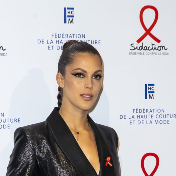 Iris Mittenaere lors du photocall de la 18ème édition du "Dîner de la mode du Sidaction" au Pavillon Cambon Capucines - Potel et Chabot à Paris, France, le 23 janvier 2020. © Olivier Borde/Bestimage