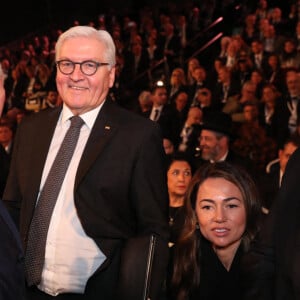 Le prince Charles, le président allemand Frank-Walter Steinmeier à la cérémonie marquant à Jérusalem le 75e anniversaire de la libération du camp nazi d'Auschwitz, le 23 janvier 2020, au Mémorial de Yad Vashem.