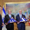 La rencontre de Benjamin Netanyahou et le Vice President Mike Pence à Jérusalem, Israël, le 23 janvier 2020.