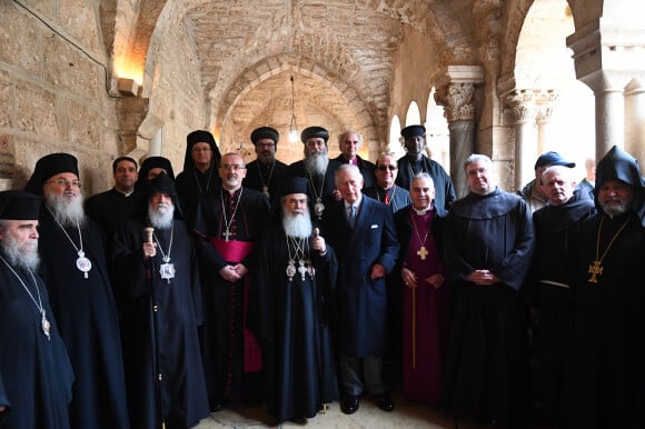 Le prince Charles a visité la basilique de la Nativité de Bethléem à Jérusalem, à l'occasion du deuxième jour de son voyage en Israël et en Territoires palestiniens occupés. Le 24 janvier 2020