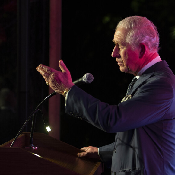 Le prince Charles, prince de Galles, assiste à une réception à la résidence de l'ambassadeur à Tel Aviv, le 23 janvier 2020, lors du premier jour de sa visite en Israël.