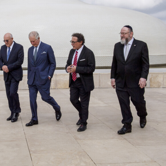 Le prince Charles, prince de Galles, visite le Sanctuaire du Livre à Jerusalem le 23 janvier 2020.