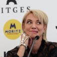 Asia Argento en conférence de presse lors du 52ème festival international du film fantastique à Sitges le 6 octobre 2019.
