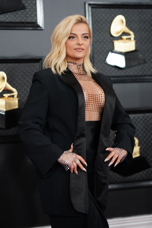 Bebe Rexha - 62ème soirée annuelle des Grammy Awards à Los Angeles, le 26 janvier 2020.