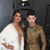 Priyanka Chopra, son mari Nick Jonas - 62ème soirée annuelle des Grammy Awards à Los Angeles, le 26 janvier 2020.