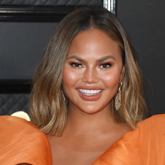 Chrissy Teigen - 62ème soirée annuelle des Grammy Awards à Los Angeles, le 26 janvier 2020.