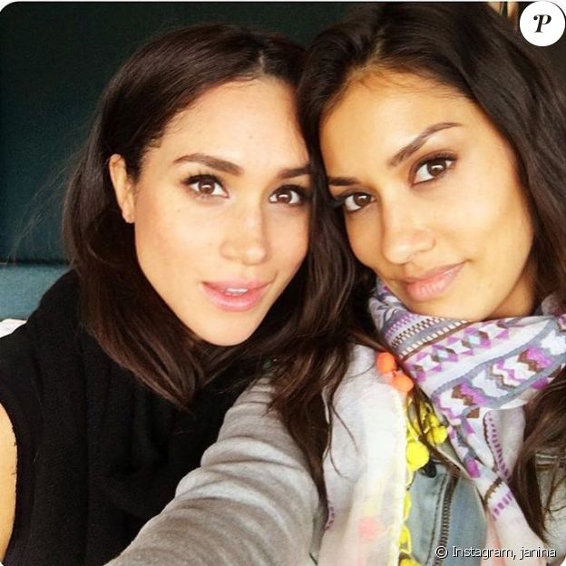Meghan Markle et sa copine actrice Janina Gavankar sur Instagram, en 2016.